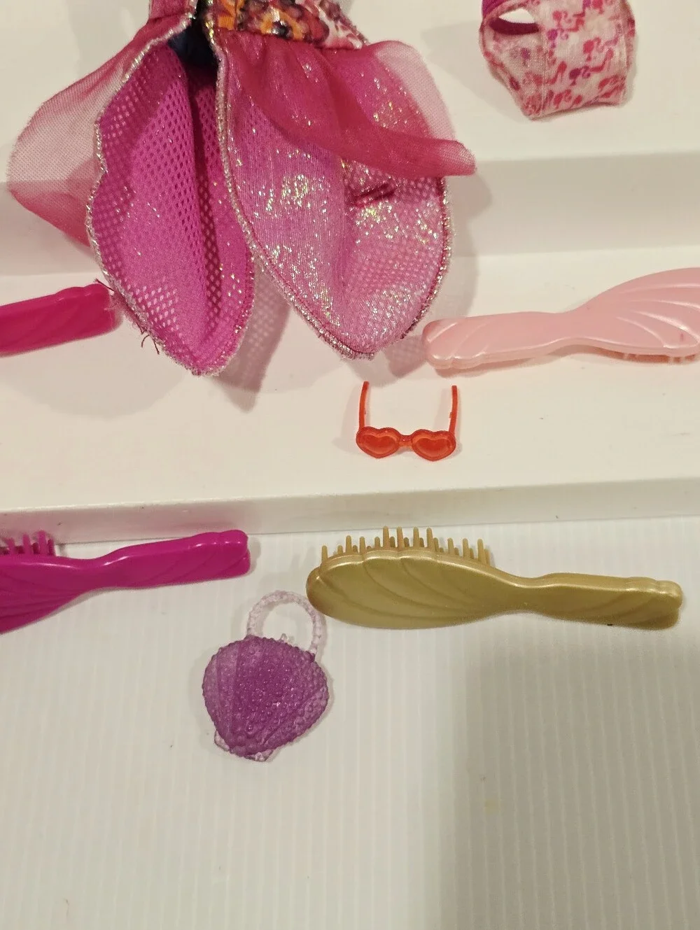 Vintage Barbie Mermaid Tale Doll Swimsuit and Accessories Set